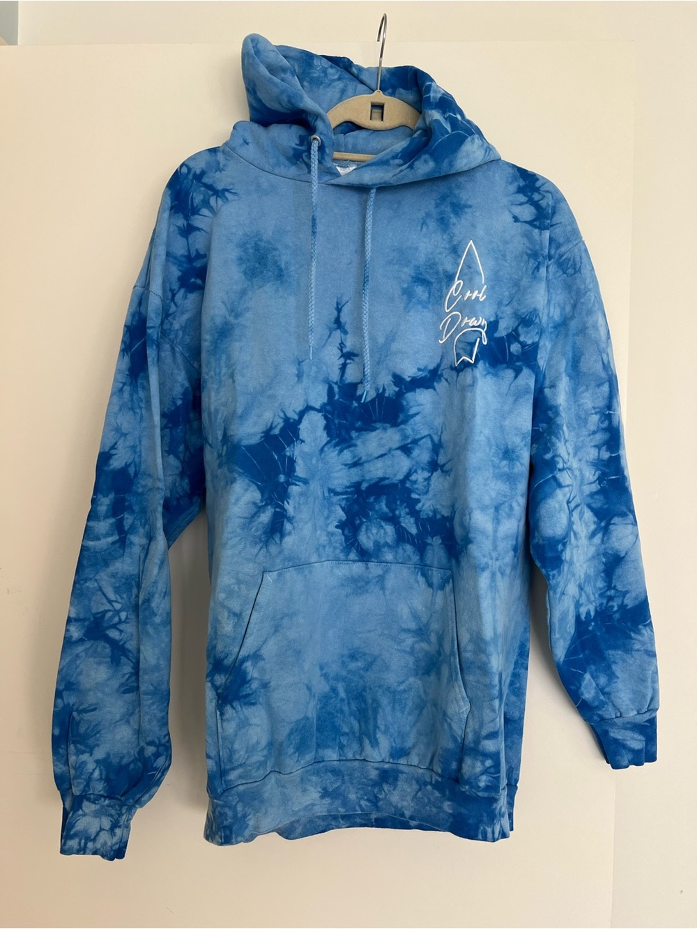 Kolohe Kai Cool Down Hawaii Surf Blue Tie-Dye Hoodie